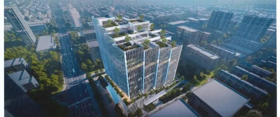 上海建工米哈游新總部建設(shè)項(xiàng)目抹灰+噴涂