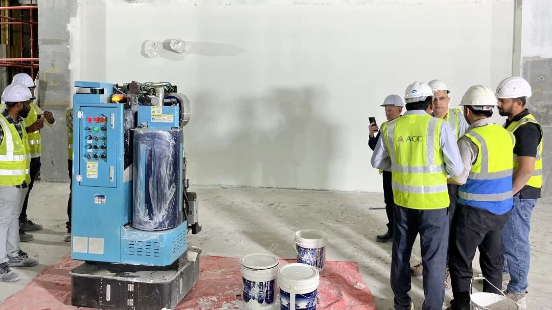 蔚建科技與中東巨頭ACC達(dá)成建筑機(jī)器人施工合作，迪拜項目樣板完成驗收(圖2)