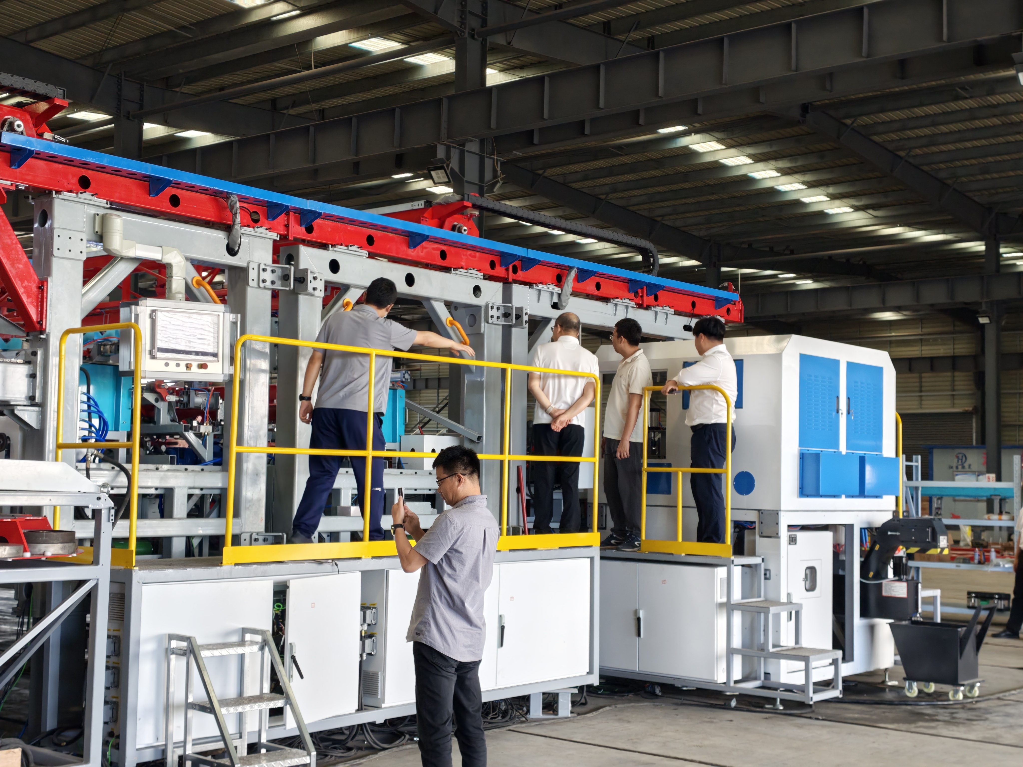 Deepening cooperation, Zhai Lei, Chief Engineer of China Construction Second Engineering Bureau, led a team to inspect Weijian Technology(圖3)