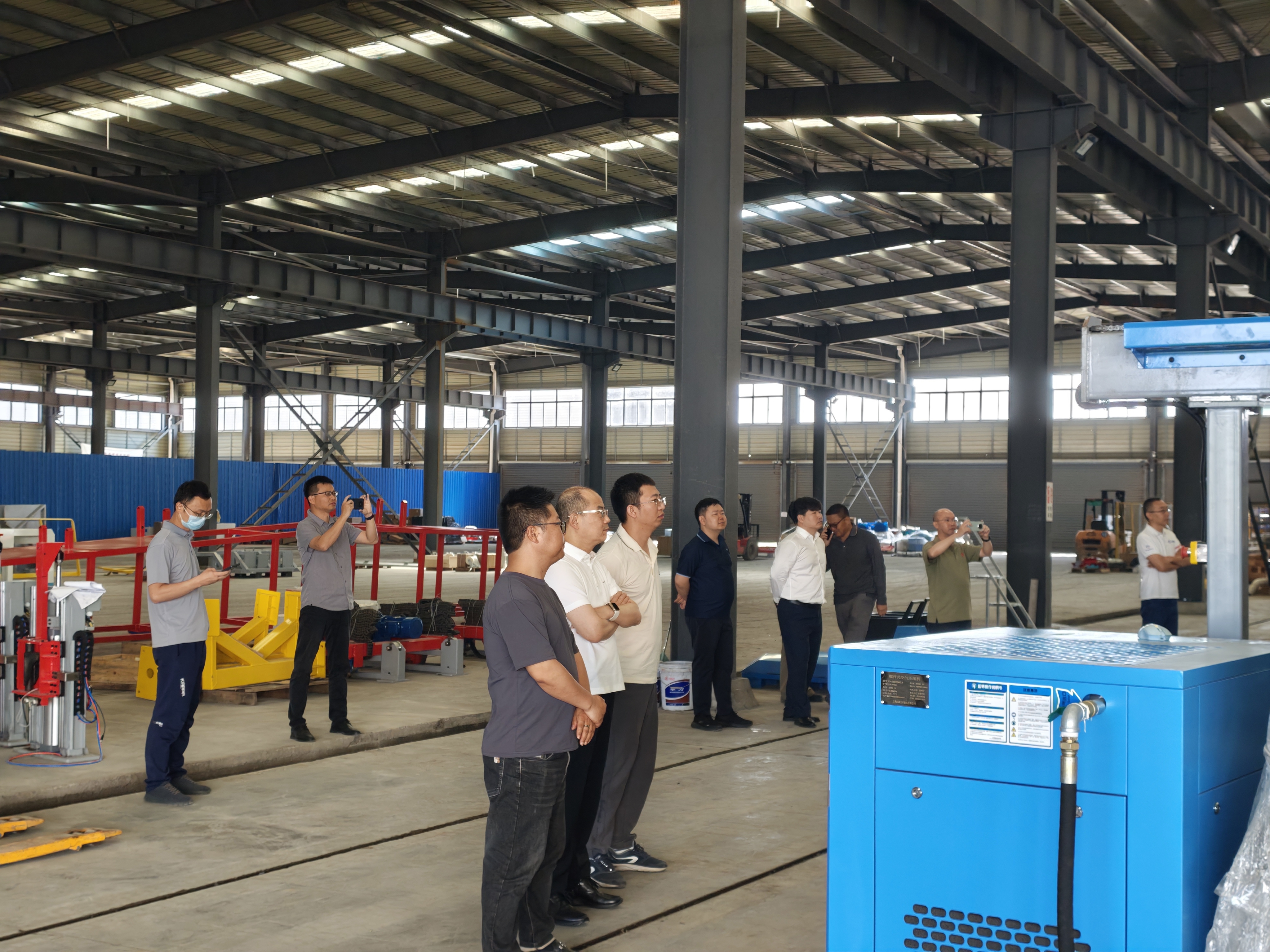 Deepening cooperation, Zhai Lei, Chief Engineer of China Construction Second Engineering Bureau, led a team to inspect Weijian Technology(圖4)