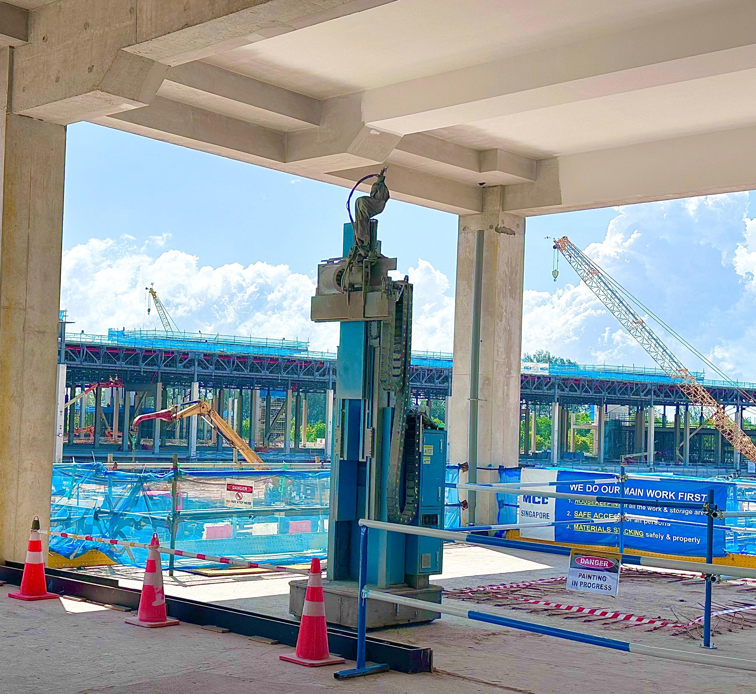The Singapore subway project has fully introduced robots, and the Weijian spraying robot has been successfully applied on the cross island line!(圖3)
